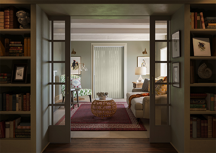 Palermo (Blackout), Dusted Brown - Vertical Blind - Image 9